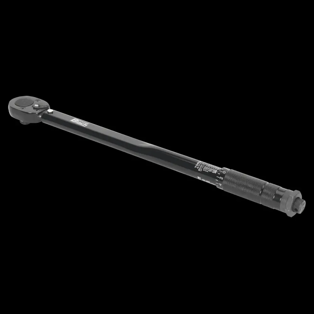 Sealey AK624B Micrometer Torque Wrench 1/2"Sq Drive Calibrated Onyx Series